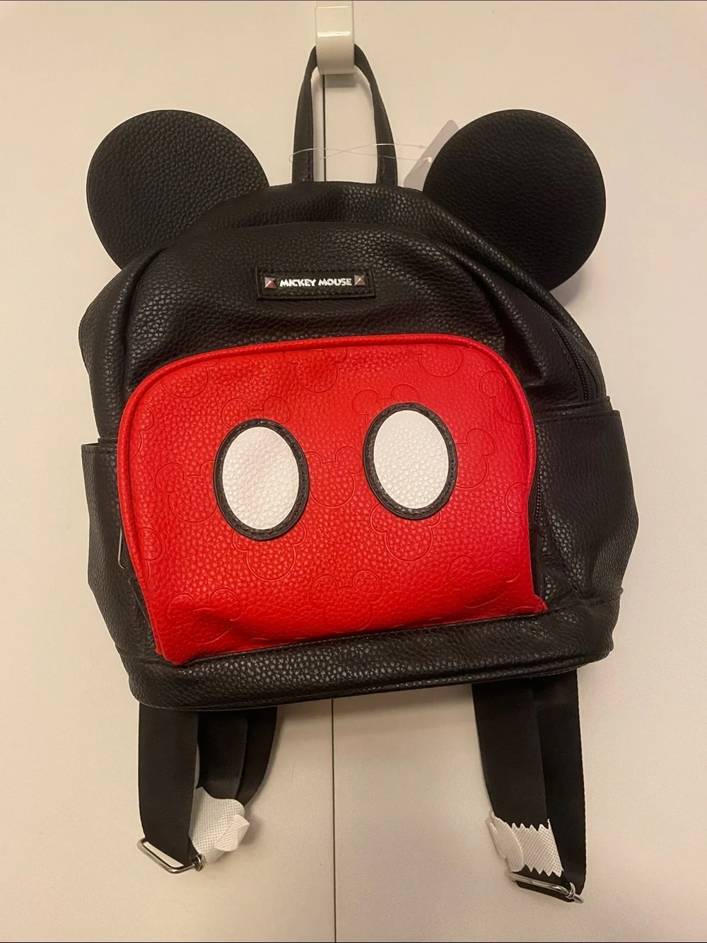 Disney Kids Mickey Ear Mini Backpack in Black and Red